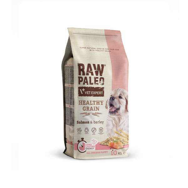 RAW PALEO HEALTHY GRAIN PUPPY SALMON - sucha karma z łososiem dla szczeniąt