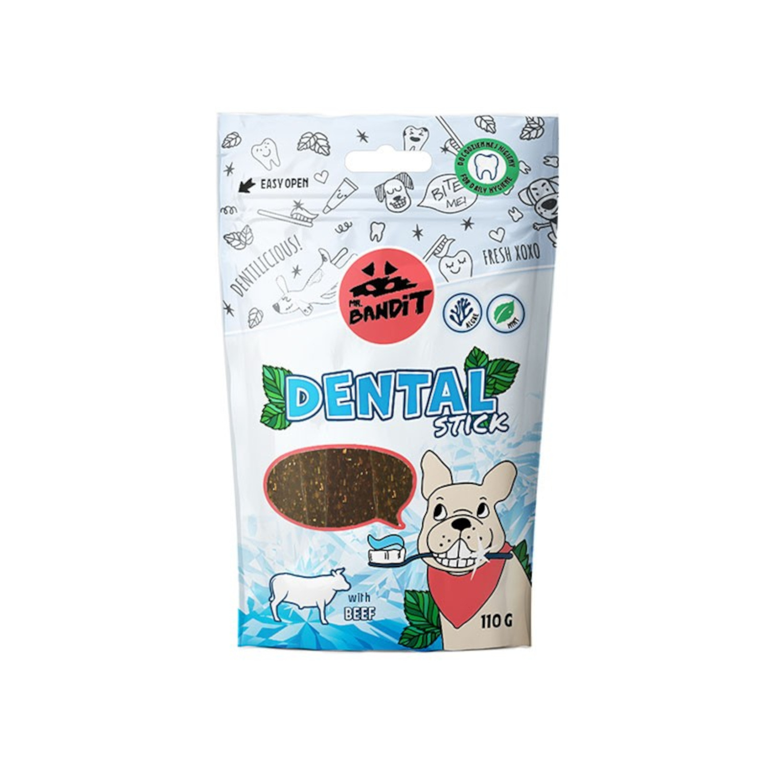 Mr. Bandit Dental Sticks z wołowiną 110g