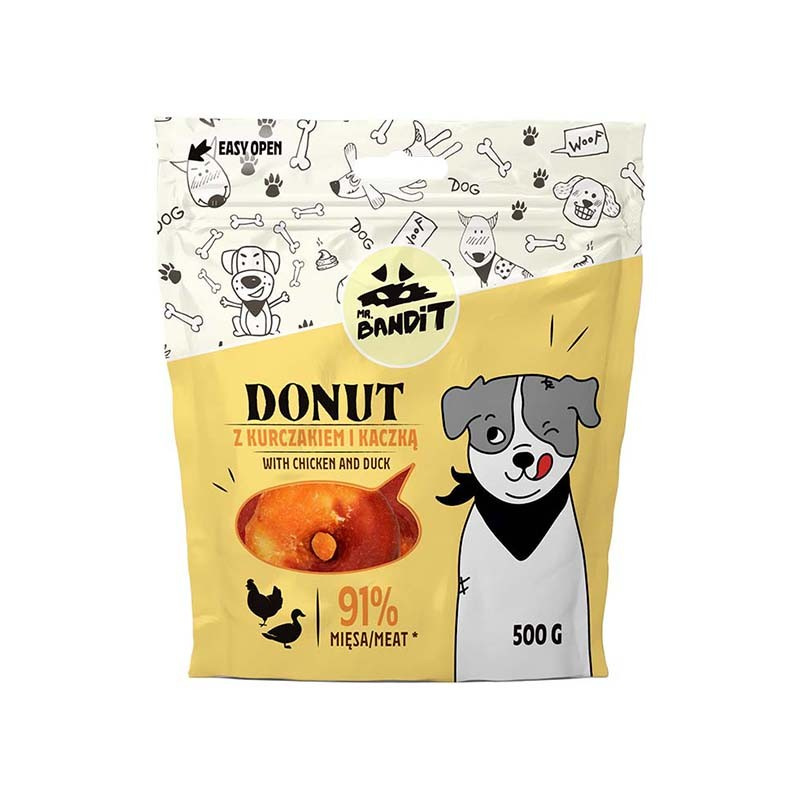 MR. BANDIT DONUT z kurczakiem i kaczką 500g