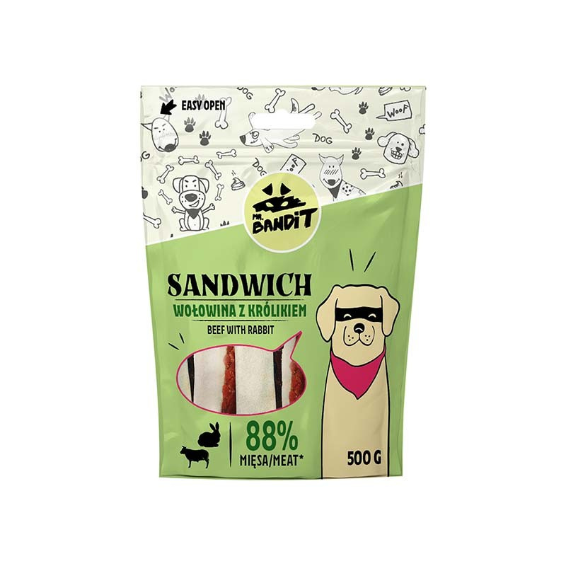 MR. BANDIT SANDWICH - wołowina z królikiem 500g