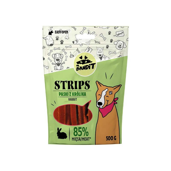 MR. BANDIT STRIPS SLIM - paski z królika 500g