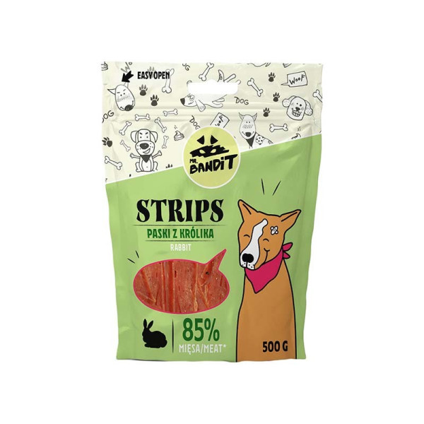 MR. BANDIT STRIPS - paski z królika 500g