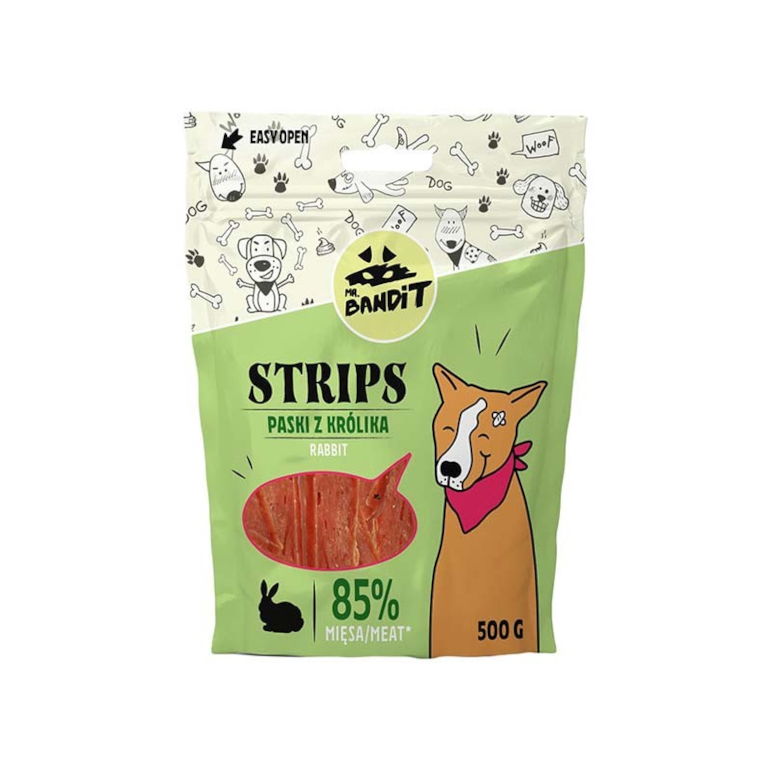 MR. BANDIT STRIPS - paski z królika 500g