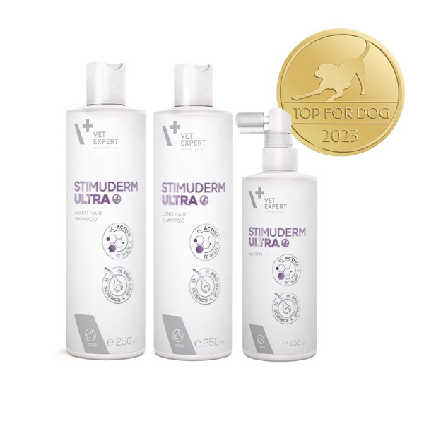 VET EXPERT STIMUDERM ULTRA LONG HAIR SHAMPOO – szampon dermokosmetyczny dla psów długowłosych