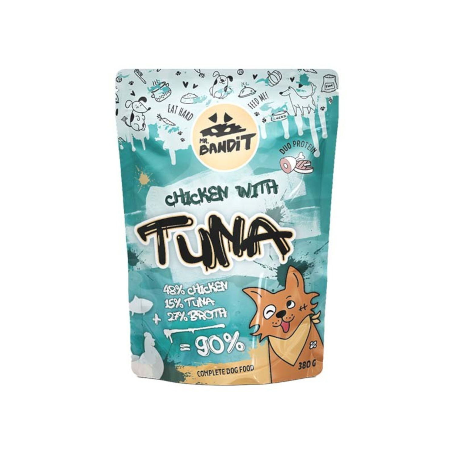 Mr. Bandit CHICKEN with TUNA - mokra karma z kurczakiem i tuńczykiem dla psów dorosłych