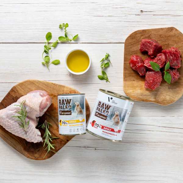 RAW PALEO PUPPY TURKEY 12x400g - mokra karma dla szczeniąt monoproteina z indykiem