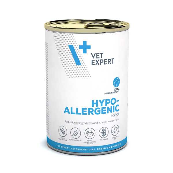 VET EXPERT HYPOALLERGENIC INSECT 6x400g - mokra karma weterynaryjna dla psów