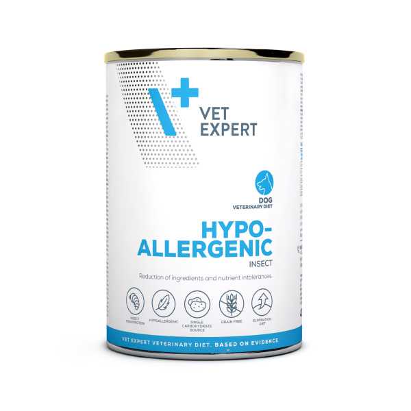 VET EXPERT HYPOALLERGENIC INSECT 400g - mokra karma weterynaryjna dla psów