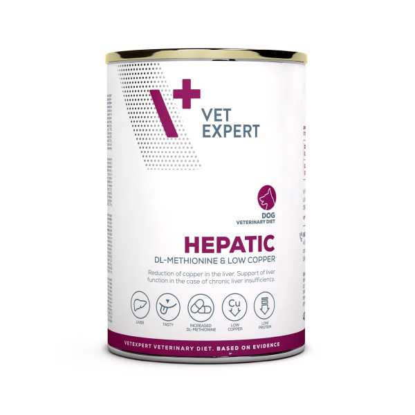 VET EXPERT HEPATIC DOG 6x400g - mokra karma weterynaryjna dla psów