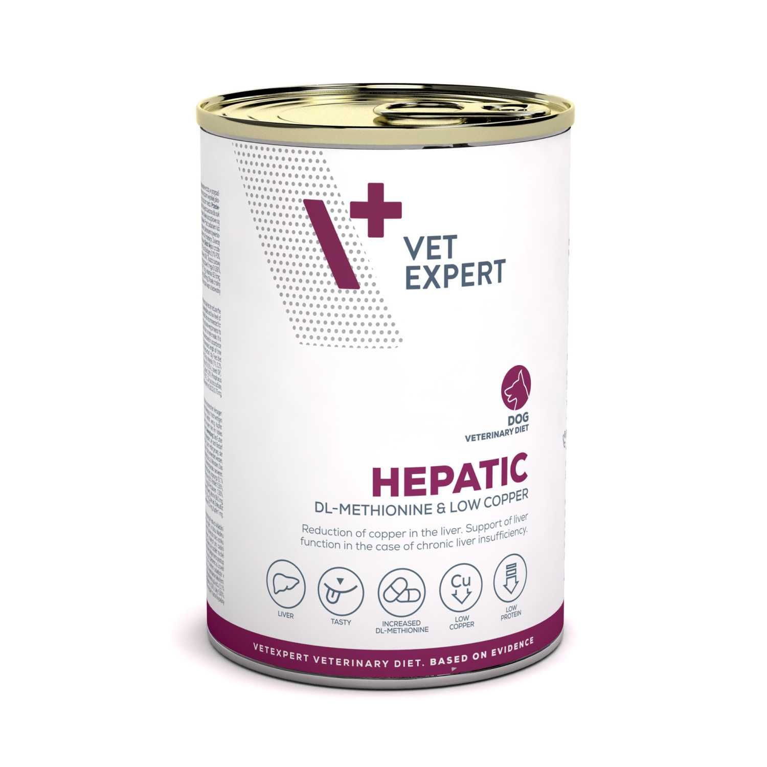 VET EXPERT HEPATIC DOG 400g - mokra karma weterynaryjna dla psów