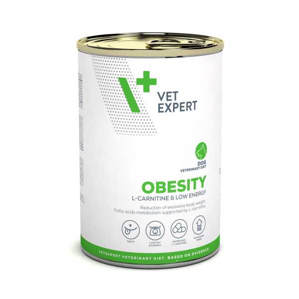 VET EXPERT OBESITY DOG 6x400g - mokra karma weterynaryjna dla psów