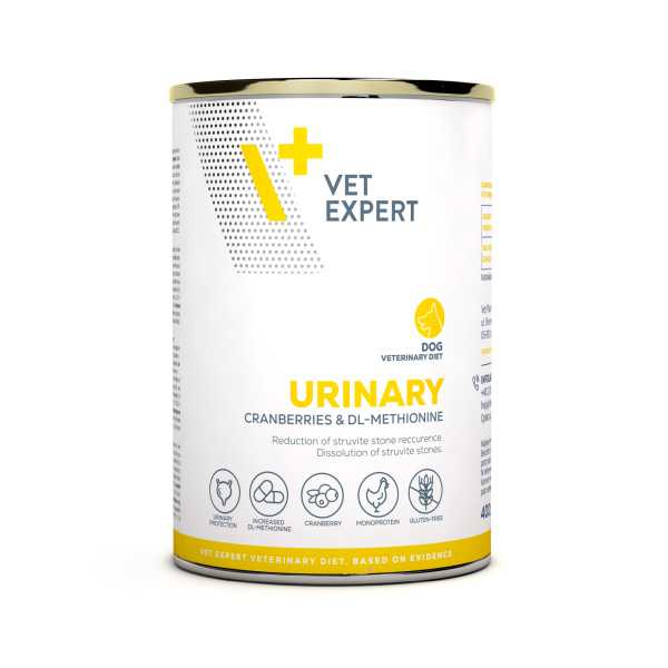 VET EXPERT URINARY DOG 6x400g - mokra karma weterynaryjna dla psów pakiet