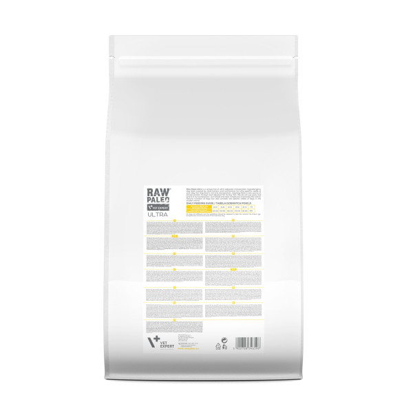 PAKIET 2x14kg RAW PALEO ULTRA EXTRA LARGE ADULT TURKEY - sucha karma z indykiem dla psów ras dużych
