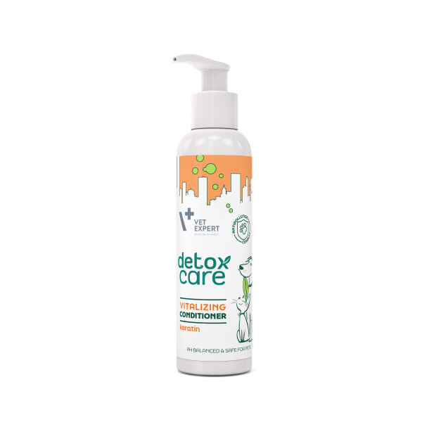 VET EXPERT Detox Care Vitalizing - zestaw witalizująco-ochronny - szampon i odżywka