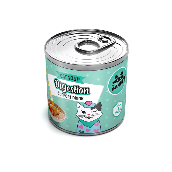 Mr. Bandit Chicken DIGESTION Support drink for cats - napój funkcjonalny z kurczakiem dla kota na trawienie