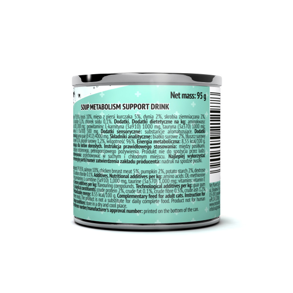 Mr. Bandit Salmon METABOLISM Support drink for cats - napój funkcjonalny z łososiem dla kota na metabolizm