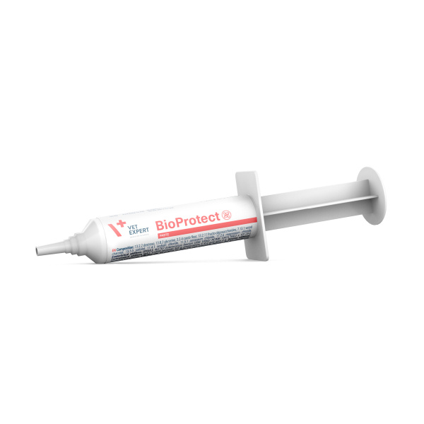 VET EXPERT BIOPROTECT PASTE - preparat wspomagający mikroflorę przewodu pokarmowego dla psów i kotów 15 ml