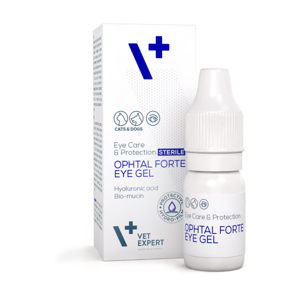 VET EXPERT OPHTAL FORTE EYE GEL - żelowe krople do oczu dla psa i kota 7 ml