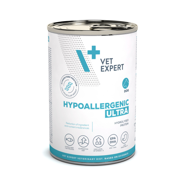VET EXPERT HYPOALLERGENIC ULTRA WET 6x400g - mokra karma weterynaryjna dla psów