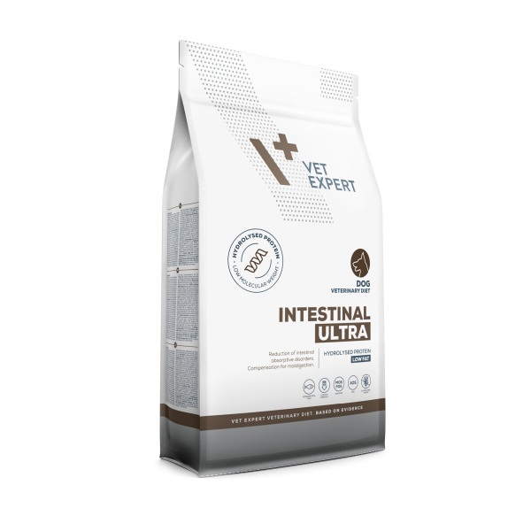 VET EXPERT INTESTINAL ULTRA LOW FAT - sucha karma weterynaryjna dla psów z przewlekłymi chorobami układu trawiennego