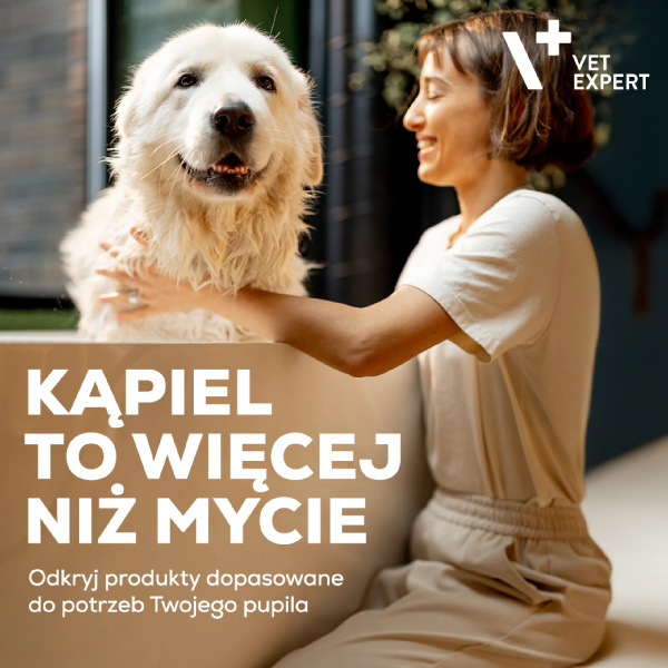 VET EXPERT Clinic Care Hypo & Omega Conditioner - emolientowa odżywka dla psów i kotów 150 ml