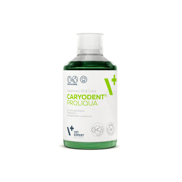 VET EXPERT CARYODENT® PROLIQUA - płyn do higieny jamy ustnej dla psa i kota 250 ml