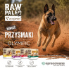 RAW PALEO Olympic Beef Medium Large 90g - hipoalergiczny monoproteinowy przysmak treningowy dla psa