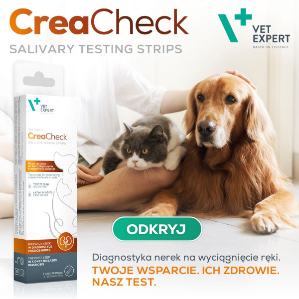 VET EXPERT CreaCheck - test do kontroli kreatyniny u psa i kota