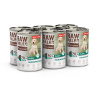 RAW PALEO PUPPY DUCK 6x400g - mokra karma dla szczeniąt monoproteina z kaczką