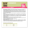 RAW PALEO Cabanossi Pork Mini 100g - pełnoporcjowy naturalny przysmak w formie kiełbaski dla psa