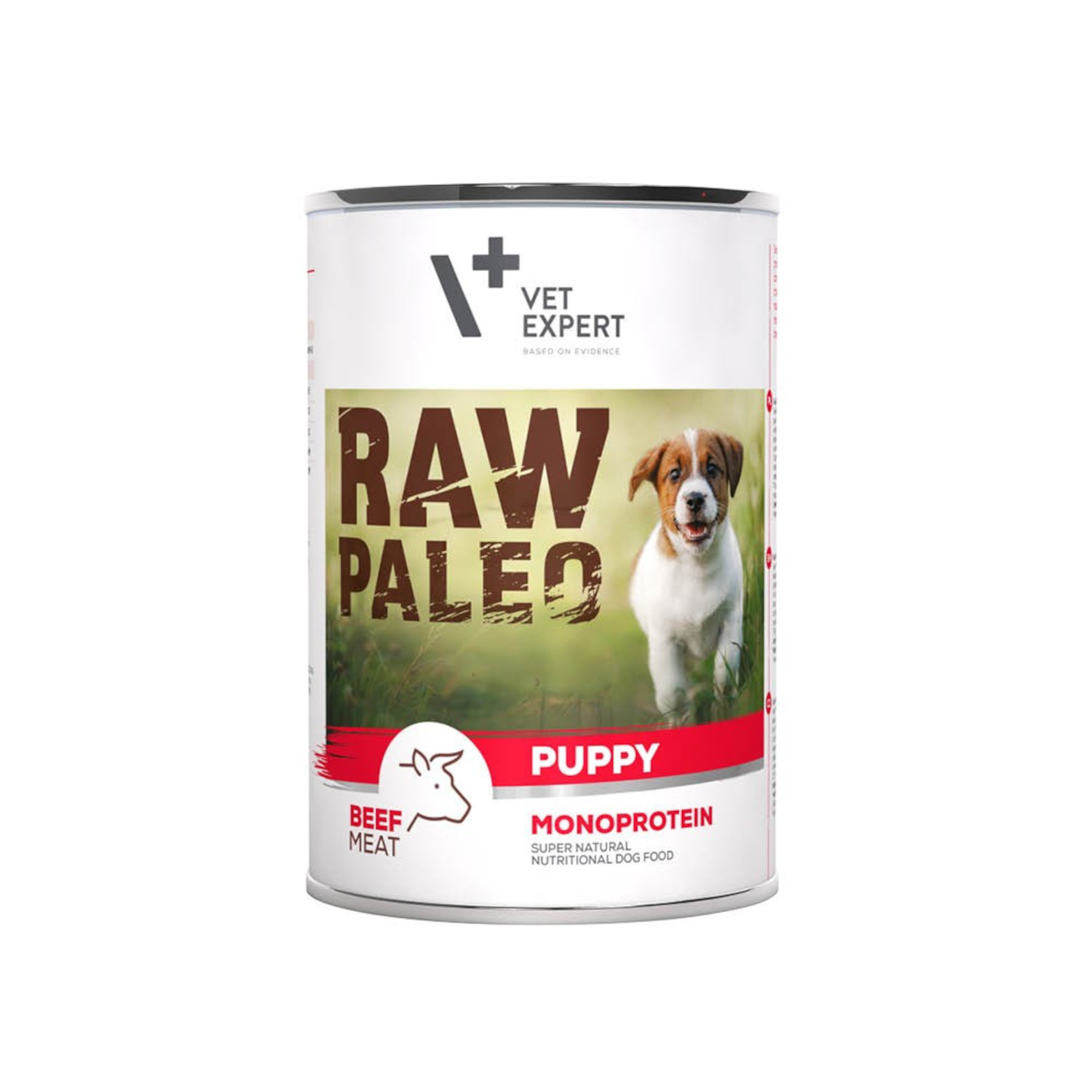 RAW PALEO PUPPY BEEF 400g - mokra karma dla szczeniąt monoproteina z wołowiną