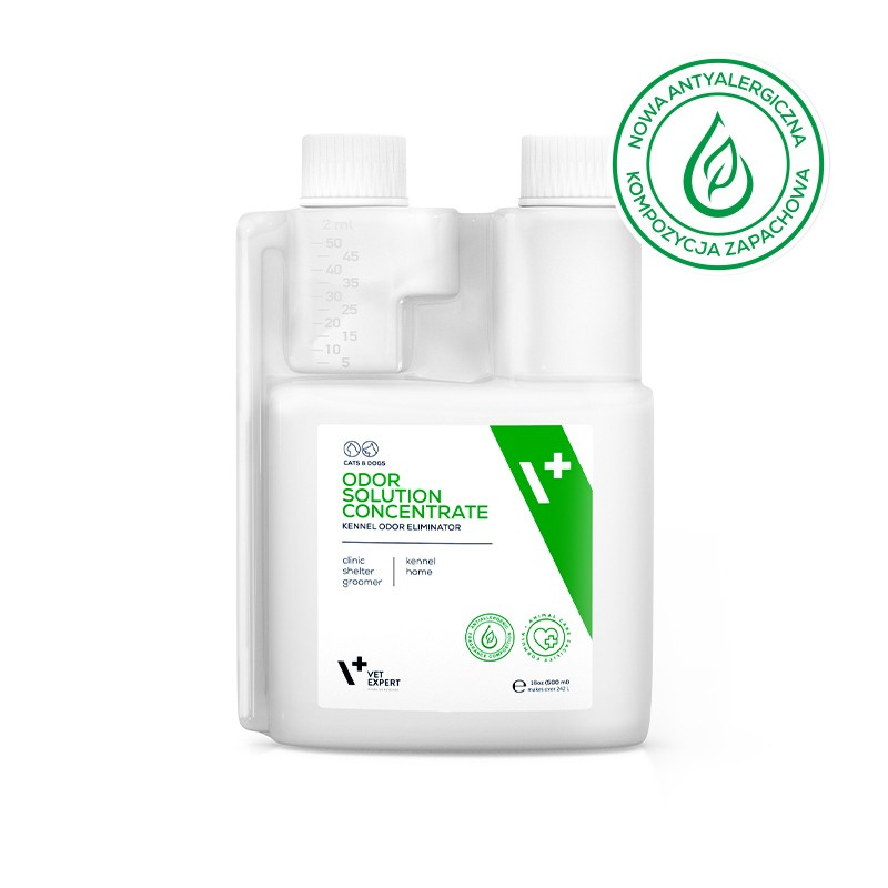 VET EXPERT KENNEL ODOR ELIMINATOR – neutralizator zapachów dla psów i kotów - koncentrat (Wielkość opakowania: 500ml)