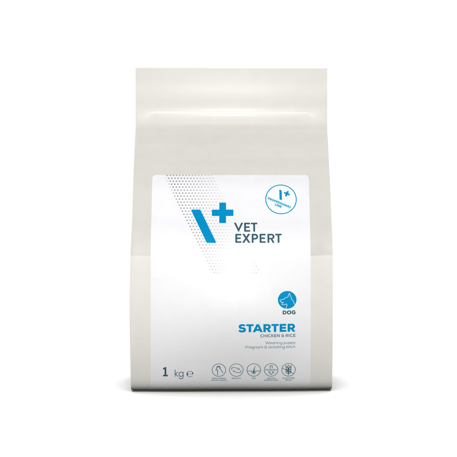 VET EXPERT STARTER CHICKEN & RICE - sucha karma dla suk i szczeniąt (Wielkość opakowania: 1kg)