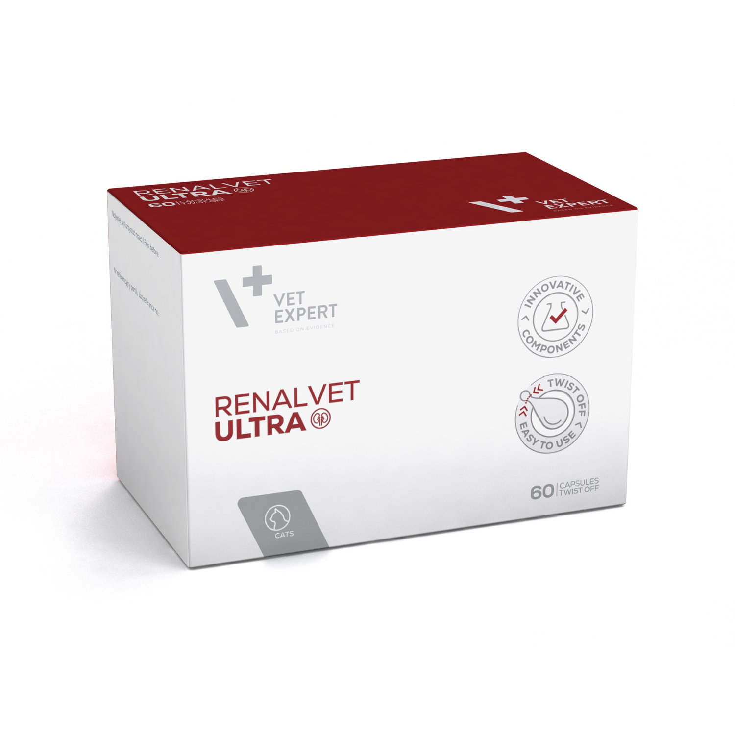 VET EXPERT RENALVET ULTRA – zaawansowany suplement wspierający funkcje nerek u kotów ze znacznie obniżoną wydolnością nerek