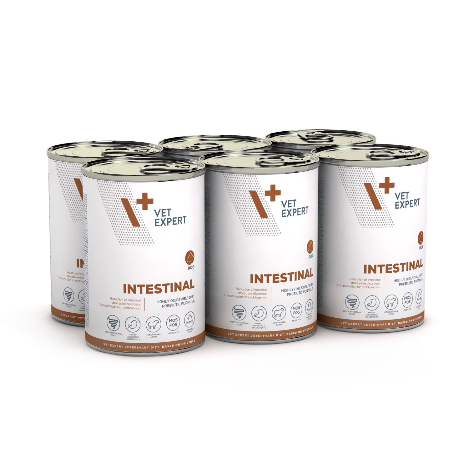 VET EXPERT INTESTINAL DOG 6x400g - mokra karma weterynaryjna dla psów